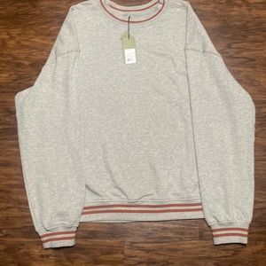 Good fellow & co. soft,cozy and comfortable man sweater gray and red size XXL